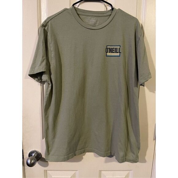 ONeill Mens Military Green Graphic Print Short Sleeve T-Shirt Size X-Large - Picture 10 of 10